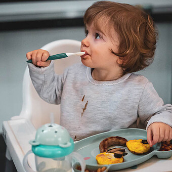 Lot de 3 Cuillères à Double Embout - Ourson