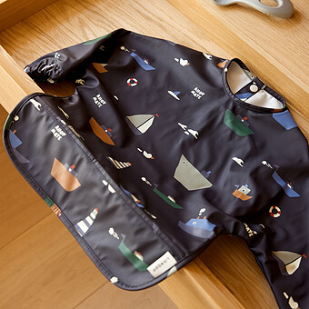 Bavoir à Manches Merle - Sailing Classic Navy