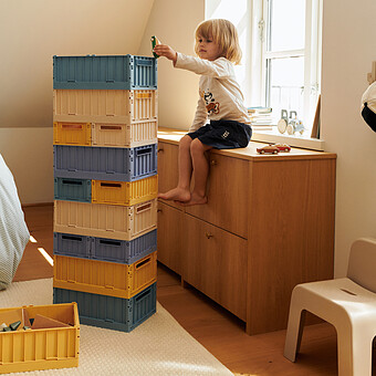 Lot de 2 Caisses de Rangement Weston Small - Dusty Lavender