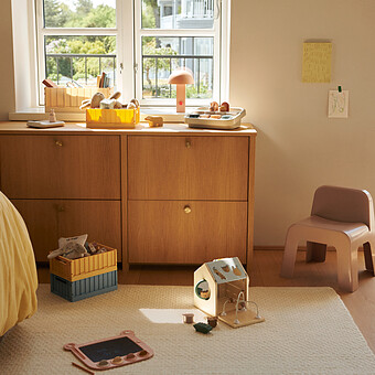 Lot de 2 Caisses de Rangement Weston Small - Lemon Yellow