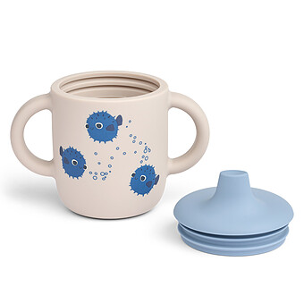 Tasse d'Apprentissage Neil Pufferfish Sandy - 150 ml