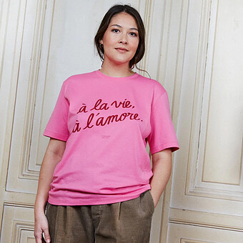 T-shirt d'Allaitement A la vie à l'Amore - L