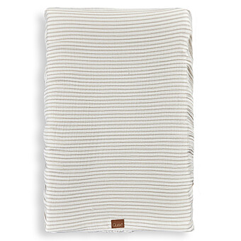 Housse Matelas à Langer Natural - Stripes