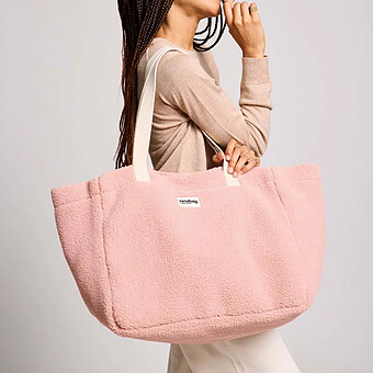 Sac Cabas Claude - Teddy Rose Poudré