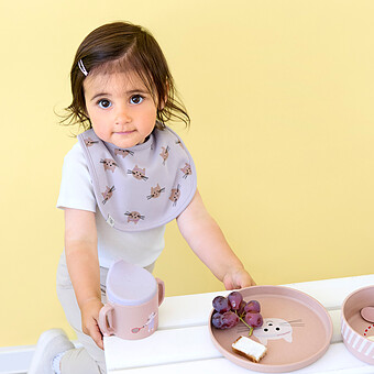 Lot de 5 Bavoirs Eponge Tiny Team Chat - 3/18 Mois