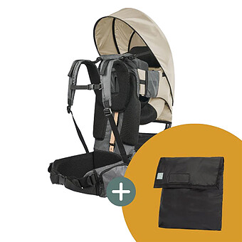 Porte-bébé de Randonnée Moov & Hike + Housse de Pluie - Dune
