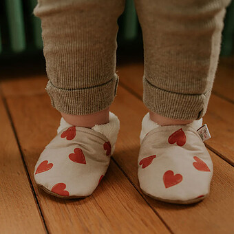 Chaussons Coeur Rouge - 19/20/21 