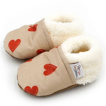 Chaussons Coeur Rouge - 22/23