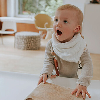 Cache-cou Velours Ecru 