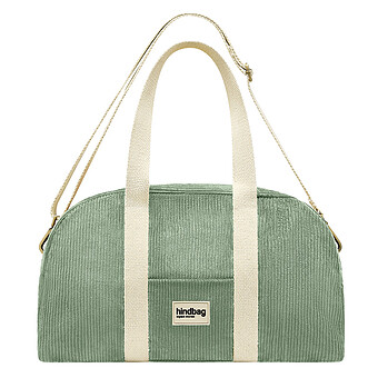 Sac à Langer Charlie - Velours Vert d'Eau