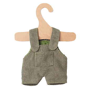 Combinaison pour Peluche Velours Côtelé - Vert