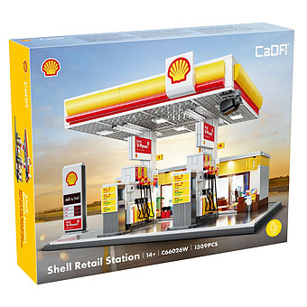 Jeu de Construction Lumineux Station Essence Shell