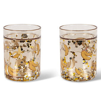Lot de 2 Verres Magiques Let's Go Bananas - 180 ml