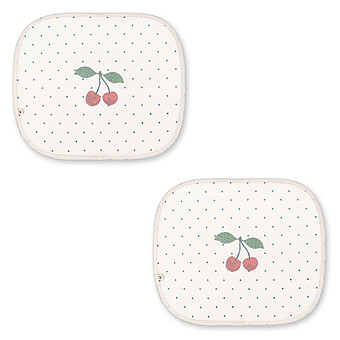 Lot de 2 Pare-soleils - Navy Dots