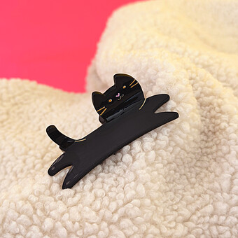 Pince Cheveux - Chat Noir