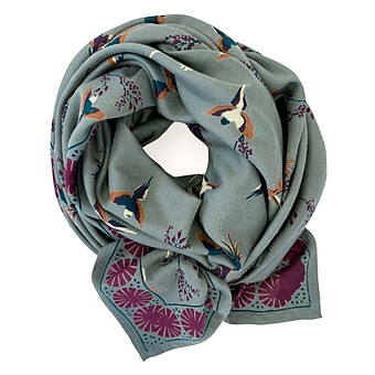 Big Foulard Latika Cerisier - Grey