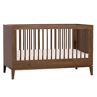 Lit Bébé Evolutif Milan Noyer - 140 x 70 cm