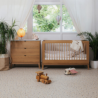 Lit Bébé Evolutif Milan Chêne Caramel - 140 x 70 cm