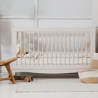 Lit Bébé Evolutif Lille Beige Cachemire - 140 x 70 cm