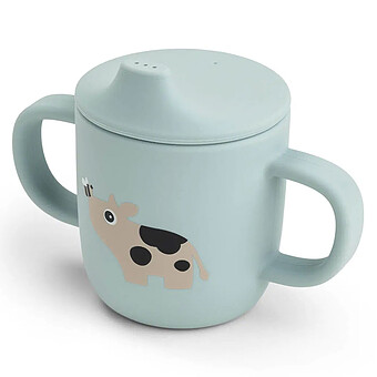 Tasse d'Apprentissage Tiny Farm Bleu - 120 ml 
