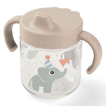 Tasse d'Apprentissage Hermétique Foodie Celebration Sable - 260 ml 