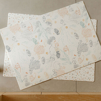 Tapis de Jeux XL Réversible - Le Coquillage