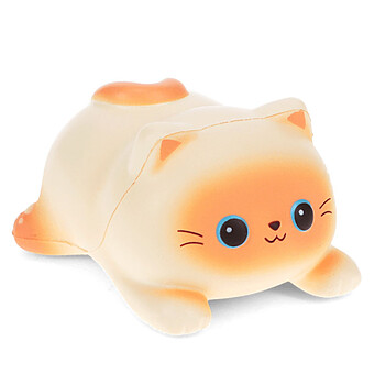 Jouet Anti-stress Moelleux - Chat Couché