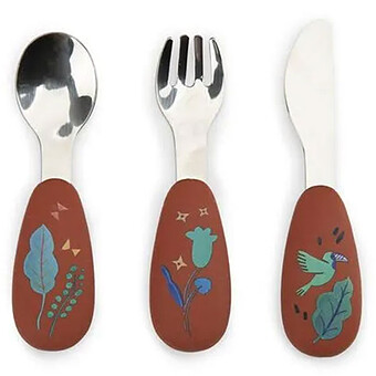 Set de Couverts Silicone - La Forêt Mawa