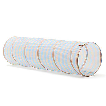 Tunnel de Jeu - Bleu Clair Rayures