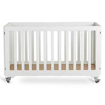 Lit Bébé Pliable Blanc - 60 x 120 cm