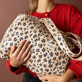 Sac 48h Buddha Léopard - Macadamia