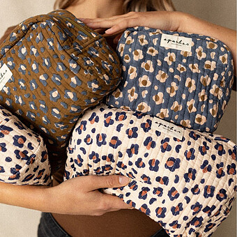 Small Trousse Gaya Léopard - Météorite