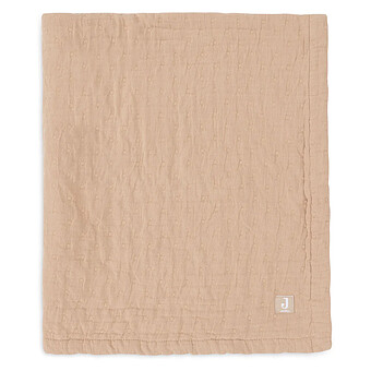 Couverture Berceau Jacquard - Biscuit