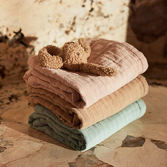 Couverture Berceau Jacquard - Wild Rose