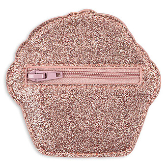 Porte-monnaie Cupcake - Glitter Rose