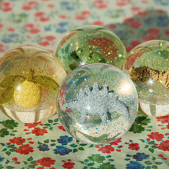 Lot de 2 Balles Rebondissantes - Dino