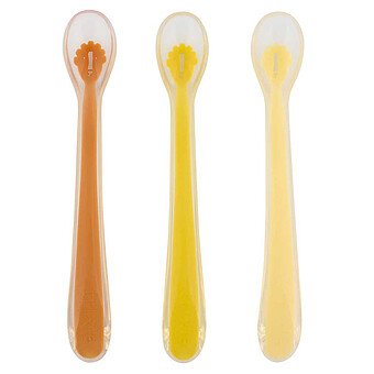 Lot de 3 Cuillères d'Alimentation pour Bébé - Mr. Lion