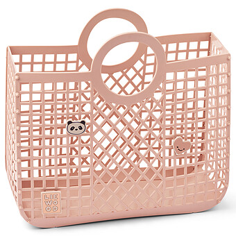 Panier de Rangement Bloom avec Charms - Rose