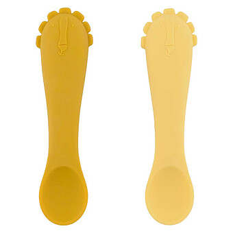 Lot de 2 Premières Cuillères pour Bébé - Mr. Lion