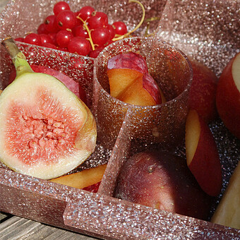 Bento Lunchbox - Cherry Glitter