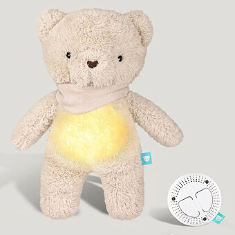 Peluche Veilleuse Bouillotte Sèche Ourson - Beige