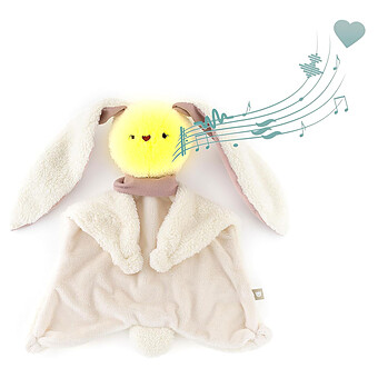 Doudou Veilleuse Bouillotte Sèche Lapin