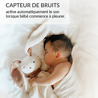 Doudou Veilleuse Bouillotte Sèche Lapin