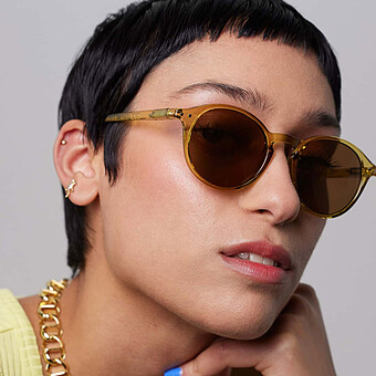 Lunettes de Soleil Adulte #D - Golden Green