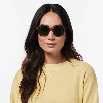 Lunettes de Soleil Adulte #Office - Havane