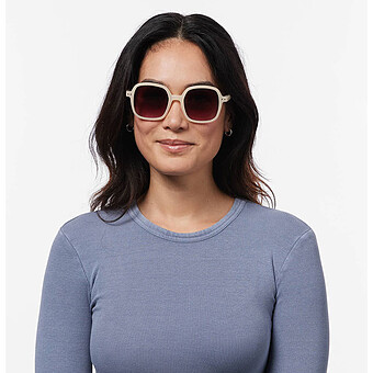 Lunettes de Soleil Adulte #Office - Vintage Cream