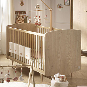 Lit Bébé Evolutif My Love Chêne Vintage - 70 x 140 cm