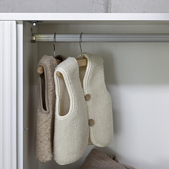 Veste Teddy Mini Merino Crème - 3/6 Mois