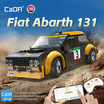 Jeu de Construction Télécommandé 1:20 Fiat Abarth 131 