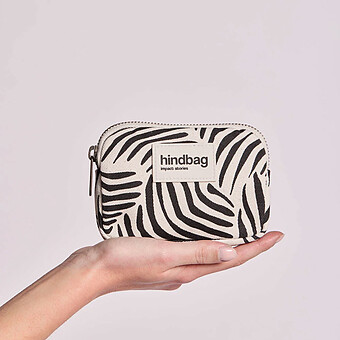 Porte-monnaie Lili - Zèbre Ecru